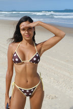BIKINI POLKA DOTS BUTTER MOCCA