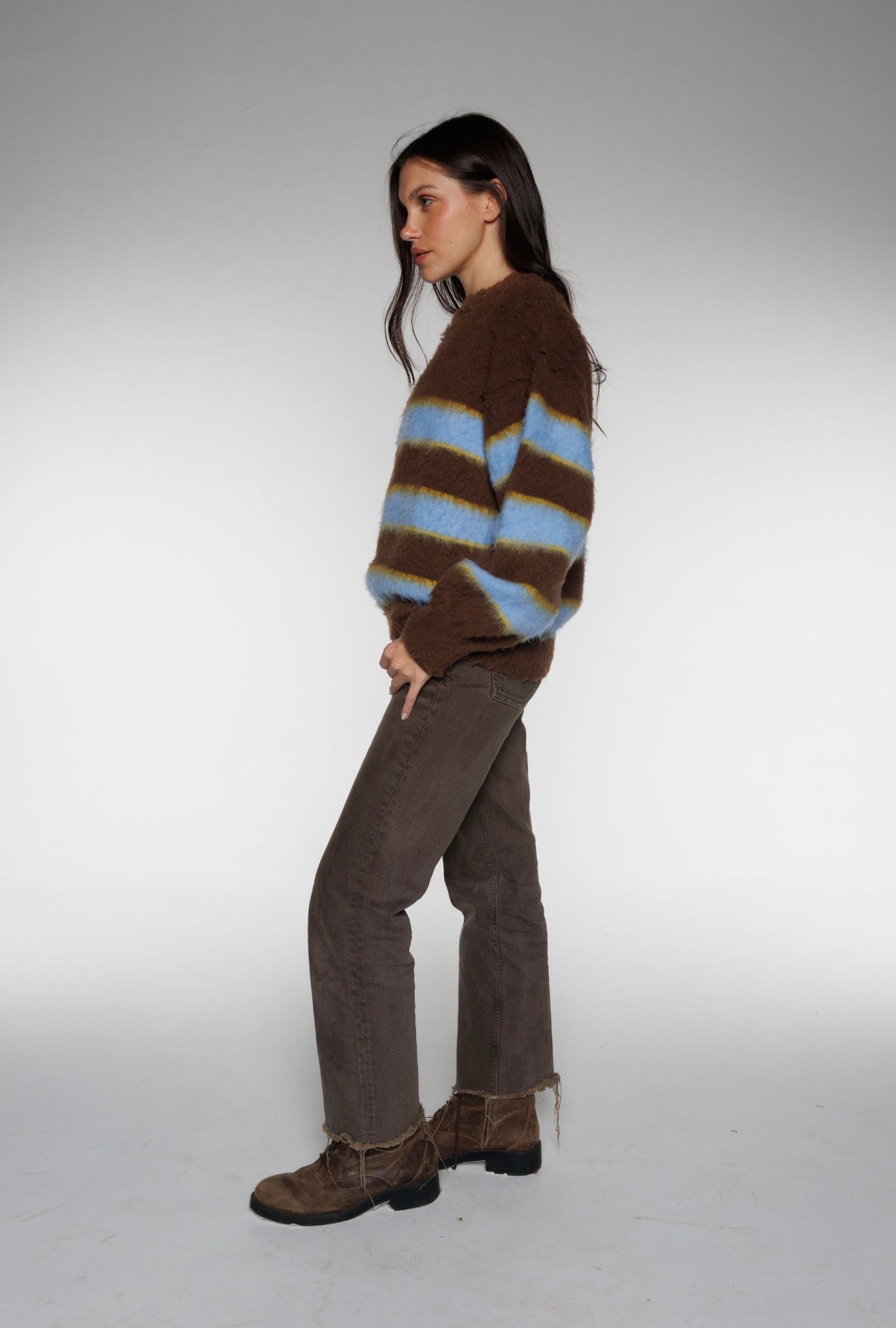 SWEATER BOYFRIEND MARRON PREORDER