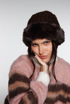 GORRO KNIT MARRON PREORDER