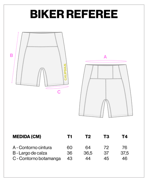 Biker Referee Chain Grey